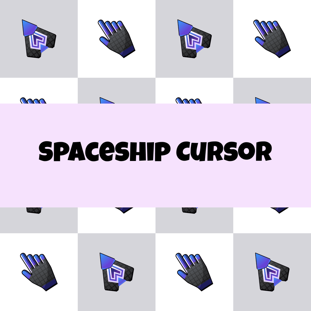 Preview Spaceship cursor custom cursor pack